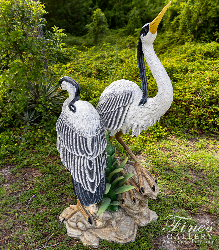 Bronze Statues  - Great Blue Herons - BS-649